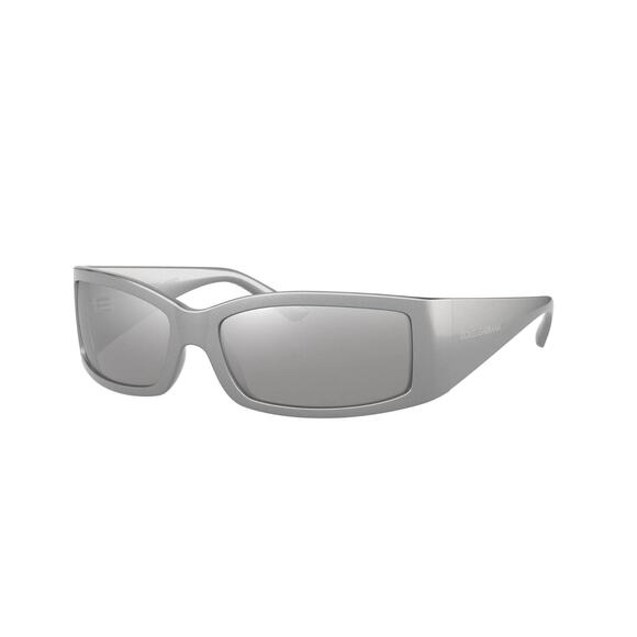 NEW Dolce & Gabbana DG6188 Grey/Light Grey Mirrored (3415/6G) Unisex Sunglasses - Picture 1 of 16